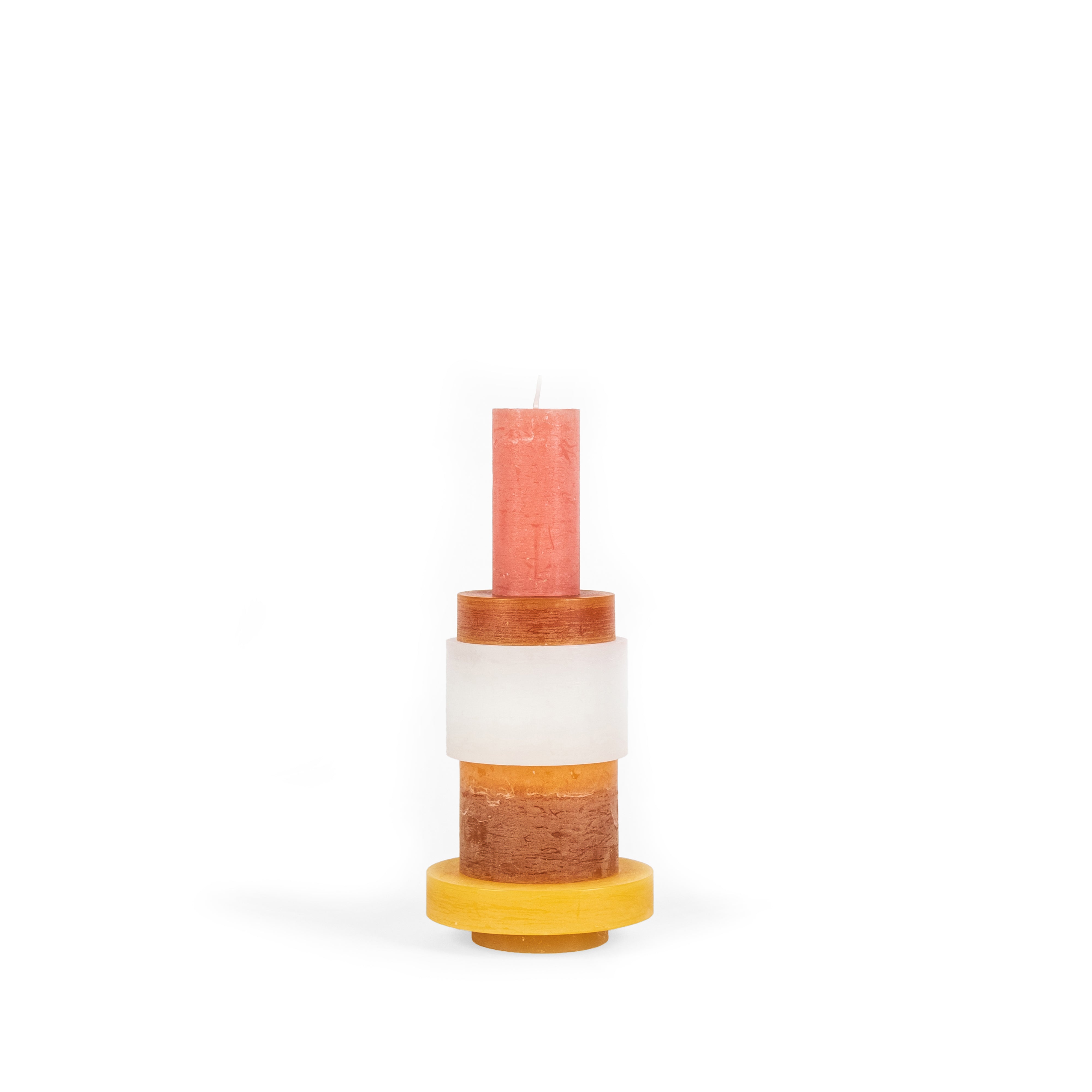BOUGIE STACK 03 - Jaune et marron