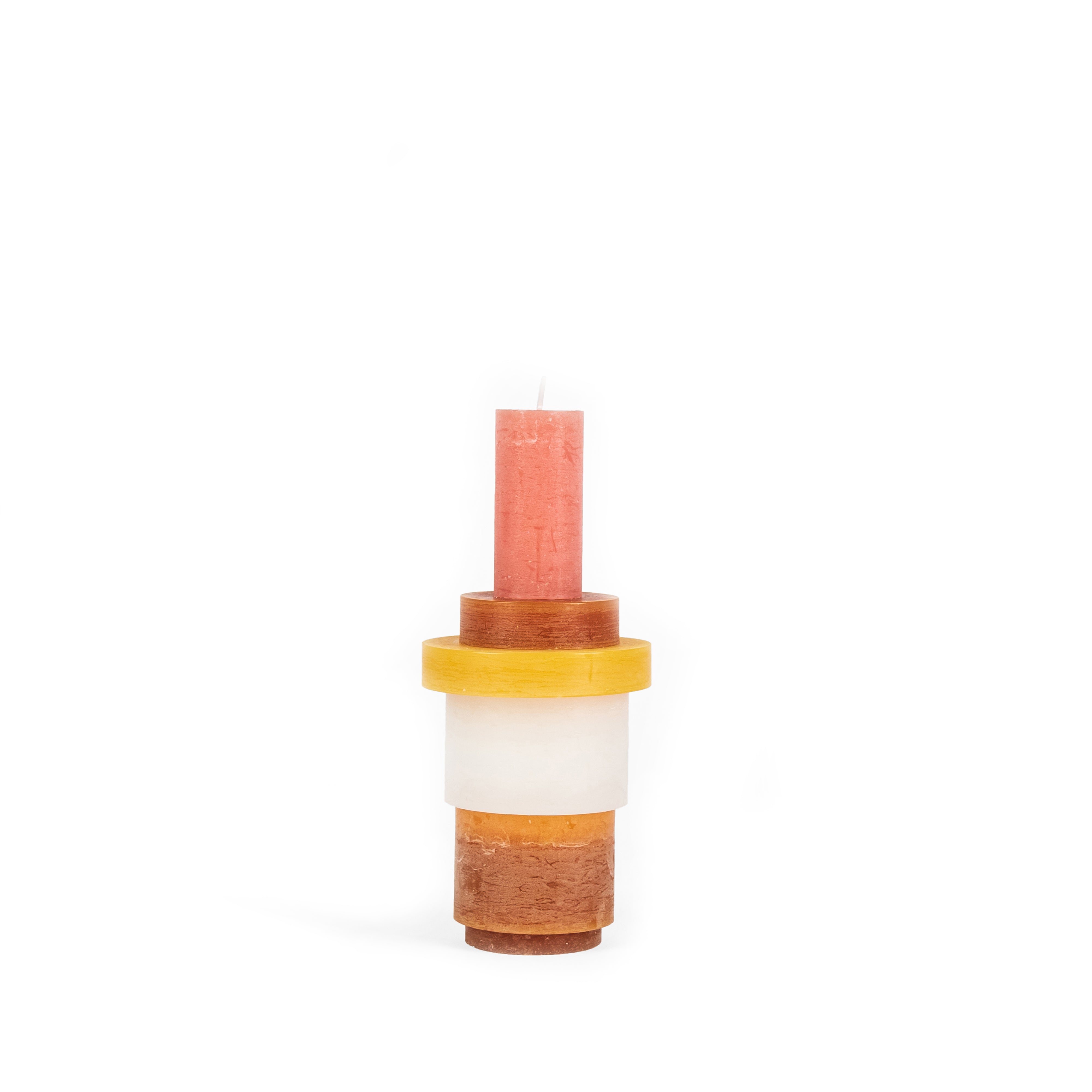 BOUGIE STACK 03 - Jaune et marron